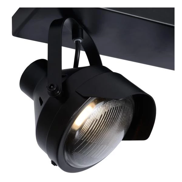 Lucide CICLETA - Ceiling spotlight - 2xGU10 - Black - detail 1